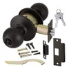 Lawrence Door Knob Cylindrical Lock Classroom Function Key Locks Exterior