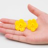 Pocoxll 16 Pcs Yellow Hummingbird Feeder Replacement Parts, Replacement Flowers