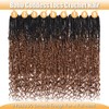 ZRQ 9 Packs Boho Faux Locs Crochet Hair 24 Inch