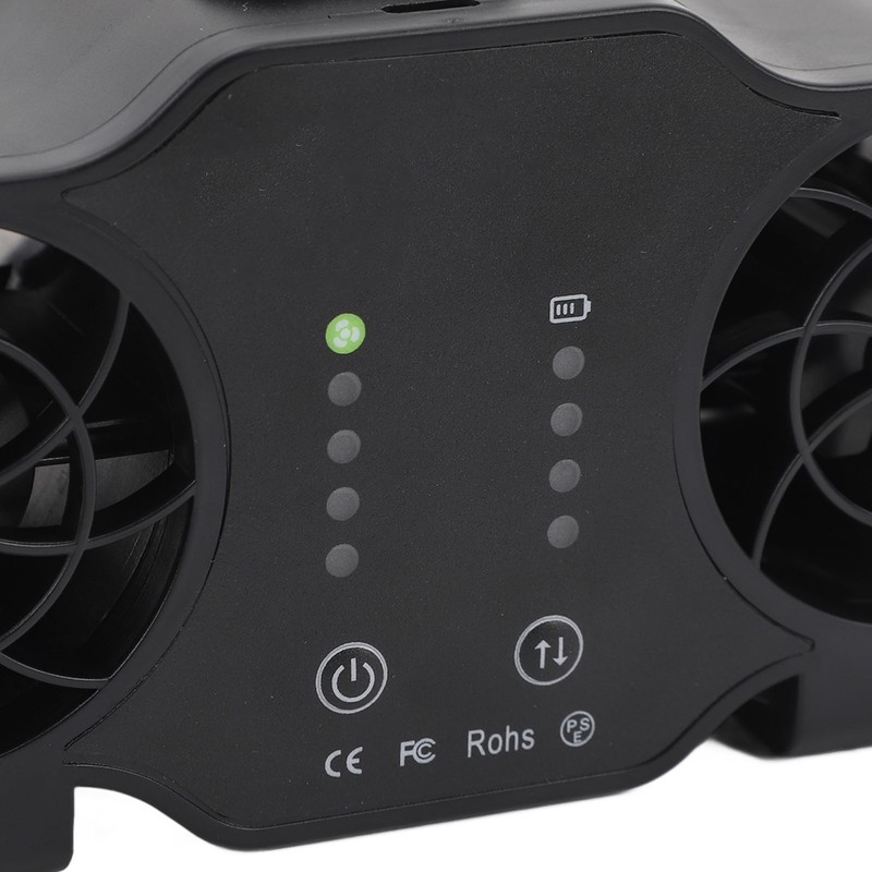 Portable Waist Clip Fan Super Strong Airflow 4 Speed Personal