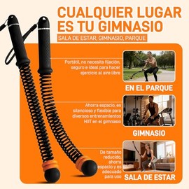 Cuerda de Fitness Inalámbrica Ajustable,Mejora la Fuerza y Proporciona Ejercicio Aeróbico de Bajo Impacto,Adecuada para Gimnasios Domésticos,Unisex