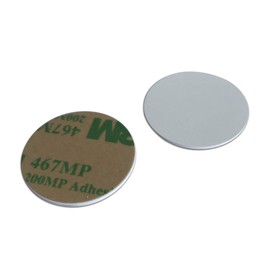 YARONGTECH 125khz rewritable T5577 Sticker Coin Adhesive Back Dia 25mm Thickness 1mm (Pack of 100)¡­