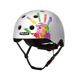Melon Lightweight Unisex Helmet for Adults and Kids, Urban Active, white