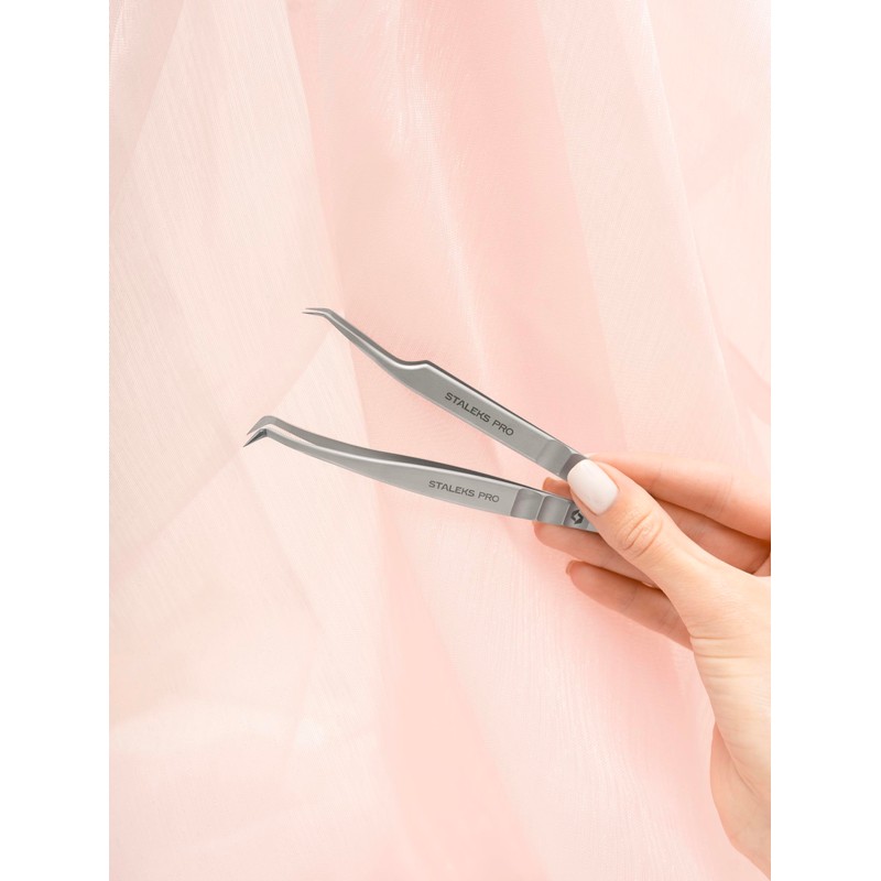 STALEKS PRO Expert 41/10 Professional Eyelash Extension Tweezers for Separating