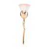 Danielle Creations Vintage Floral Rose Cosmetic Brush Blush Pink