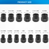 Luckyway 13-Piece Impact Bolt & Nut Remover Set, Nut Extractor