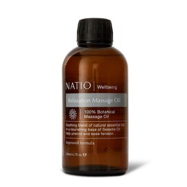 Natio Wellbeing Relaxation Botanical Massage Oil 200ml