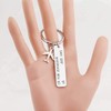 Safe Trip Wherever You Go Keychain Safe Travels Keychain Flight