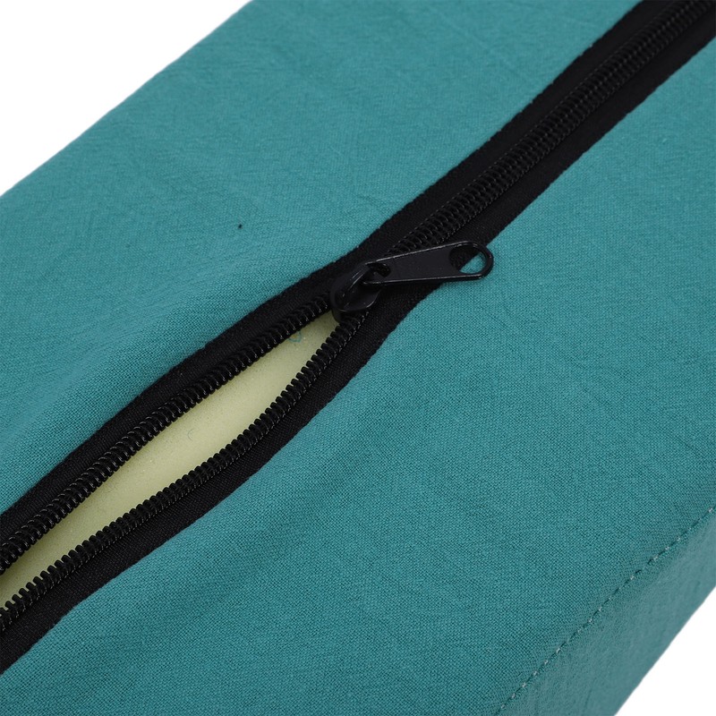 Head Positioner Pillow Green Cotton Cloth Comfortable Breathable Adjustable Neck