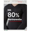Relaxsan Zero 3420 Men's Long-Sleeved Thermal Shirt with V-Neck Merino