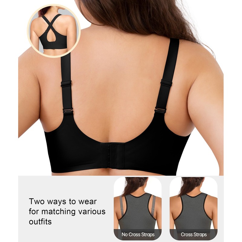 SHAPERX Bras for Women Full Coverage No Underwire Seamless Everyday