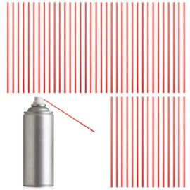 50pcs Spray Can Straws, 4.72in Spray Can Extension Straw Plastic Replacement Straws Tips Aerosol Sprayer Nozzle Extension Tubes for Paint Cleaner