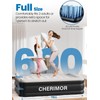 CHERIMOR Full Size Air Mattress with Built-in Pump, 18" Raised