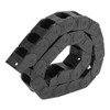 Drag Chain Cable Carrier, 100cm 25 x 38mm Black Nylon