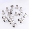Aililong Rivet Nuts M8-60pcs Stainless Steel Flat Head Blind Rivet