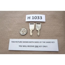 Honda NOS ignition key pre-cut # H 1033 H1033 for 1960's '70's Hondas Z50 CT70 +