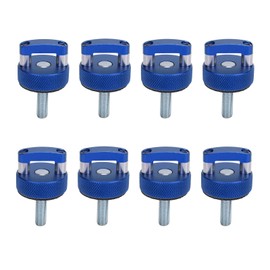 Hard Top Quick Removal Fastener Thumb Screw, 8PCS M8 1.25 Thread Integrated D Ring for Bronco 2dr 4dr 2021 Onwards, Easy Installation, Hardtop Quick Release Fasteners (Blue)