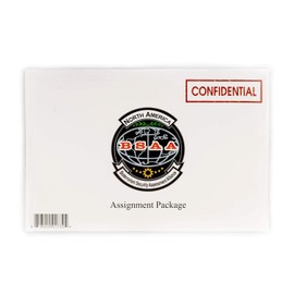 ThinkGeek Resident Evil Exclusive BSAA New Hire Kit | Includes 11 Adhesive Decals & 1 I.D. Badge