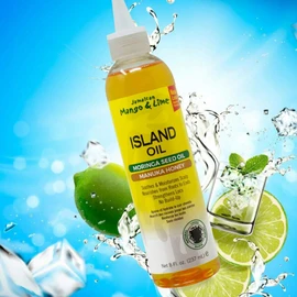 Jamaican Mango & Lime Jamaican Mango & Lime - Island Oil 237ml (Pack of 1) - Lubricates scalps, Nourishes roots and strengthens locks. Helps soothe dry scalp. Sulphate and Paraben Free.
