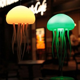 Umikk Jellyfish Lamp, LED Fantasy Jellyfish Lamp, Luminous Jellyfish, LED Jellyfish Lamp, Mood Light, Gifts, Portable Jellyfish Lamp, for Decorative Atmosphere Lighting (with