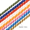 sourcing map Twisted Cord Trim, 5 Yard 1.5mm 3-Ply Twine