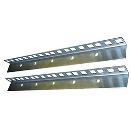 AllMetalParts 6U rack strips Zinc plated 24.2 x 19.2mm sold in pairs