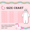 KAKU NANU Unicorn Onesie for Girls 2-10 Years, Plush Costume