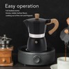 Moka Coffee Pot Octagonal Aluminum Classic Portable Hand Brewing Coffee