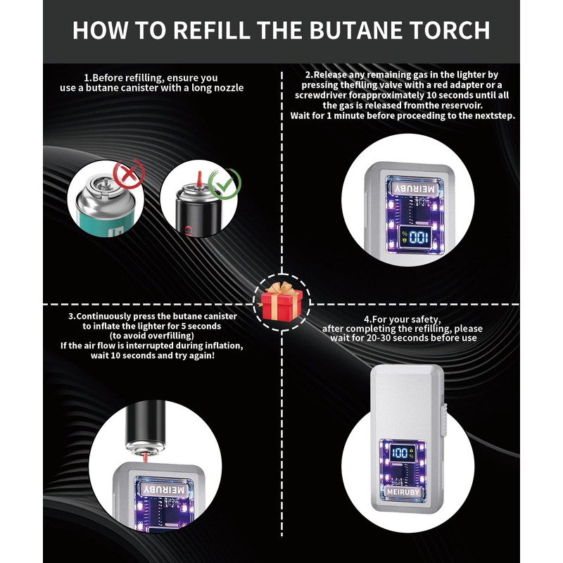 Stocking Stuffers Gifts for Men Adults, Unique Shake Ignition Torch