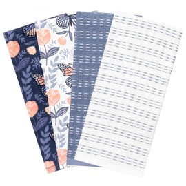 Ritz 100% Cotton Kitchen Towels, Butterfly Spring – 16"x26" – Absorbent Dish Towels for Drying & Cleaning – Soft & Durable (Set of 4)