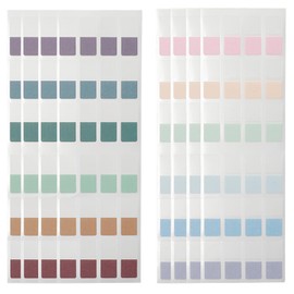 480 Pcs Colored Index Tabs, 0.5"x1.1" Repositionable Book Page Markers, Sticky Tabs for Notebooks, Filing, Classification