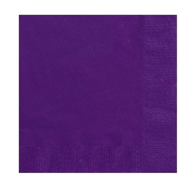 Unique Deep Purple Luncheon Napkin - Pack of 20