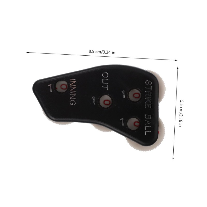 Abaodam 2Pcs Portable Baseball Umpire Clicker Lightweight Scoring Device for