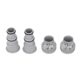 Pool Pump Hose Adapter Set, 2.25 Inch Internal Diameter, PVC Material, Easy Installation for Pool Kits with 1.5 and 1.25 in Hoses, Generators and Salt Systems