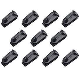 Kymate Talkabout Raidos NTN9392B Replacement Belt Clip Walkie Talkie for Motorola SX600 T5320 T5428 T6200 T5720 MS350R FV500 MC225R T9000 SX750 MB140R EM1020R MH230R (10 Packs)