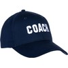 Coach - Gorra de béisbol para entrenar, color azul real,