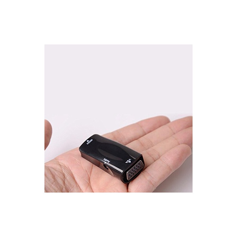 Audio Fan Converter Adapter HDMI Female to VGA Female Audio