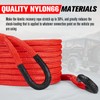 FieryRed Kinetic Recovery Rope Kit with 2 Soft Shackles, 7/8