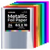 Hygloss Metallic Foil Paper - 24 Sheets 8 Assorted Metallic
