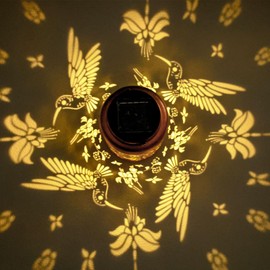 Hummingbird Solar Lanterns Outdoor Waterproof Hanging Solar Lights Metal Solar Decorative LED Lanterns Outside Gifts for Women Men Decor for Garden,Yard,Patio,Lawn