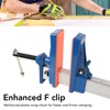 Woodworking F Clamp Aluminum Alloy Fast Adjustment Stable Fixation Quick