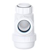 Shallow Bottle Trap 32mm 1-1/4" with Anti-Slip Ring, Space Saving