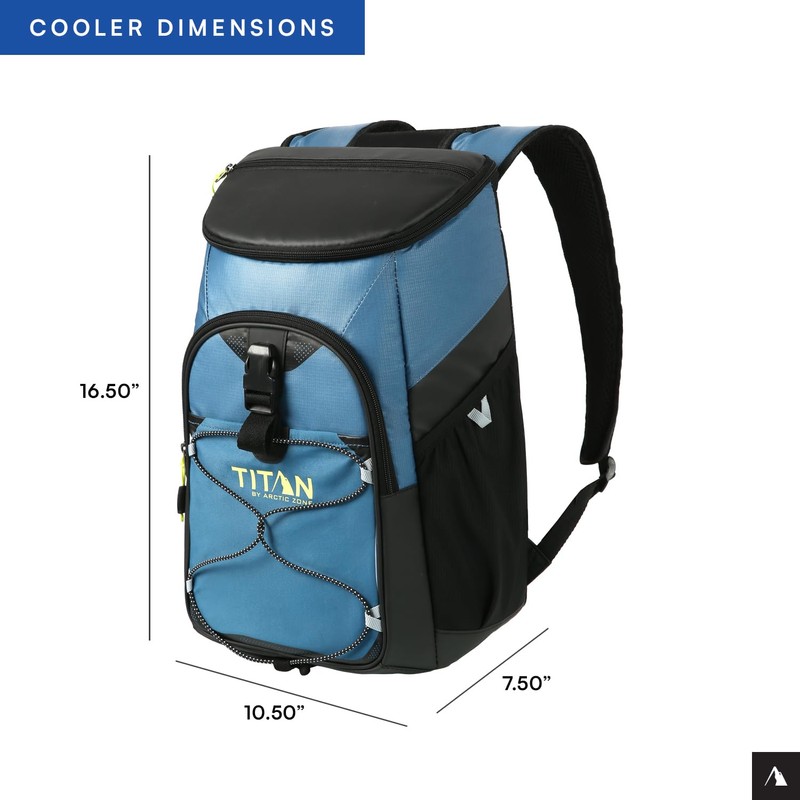 Titan Deep Freeze Backpack Cooler 24 Can Cooler Bag Insulation,