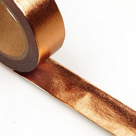 9/16" X 10 Yards Bronze Metallic Foil Washi Tape