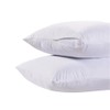 Pillow Protector with Zipper, Cotton Pillow Cover