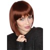 Prettyland C1920 Women's Brown Short Matte Natural Like Real Hair