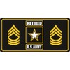 U.S. Army Retired Master Sergeant Photo License Plate