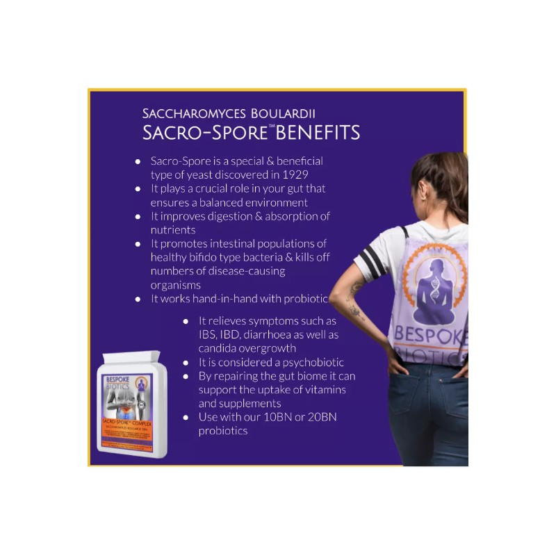 Saccharomyces Boulardii SACPRO-4 GASTRO High Strength 5 Billion cfu 90