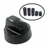 Oven Cooker Black Hob Flame Burner Hotplate Control Switch Knobs