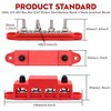 250A 12V-48V Bus Bar 5/16" Power Distribution Block 4 Studs